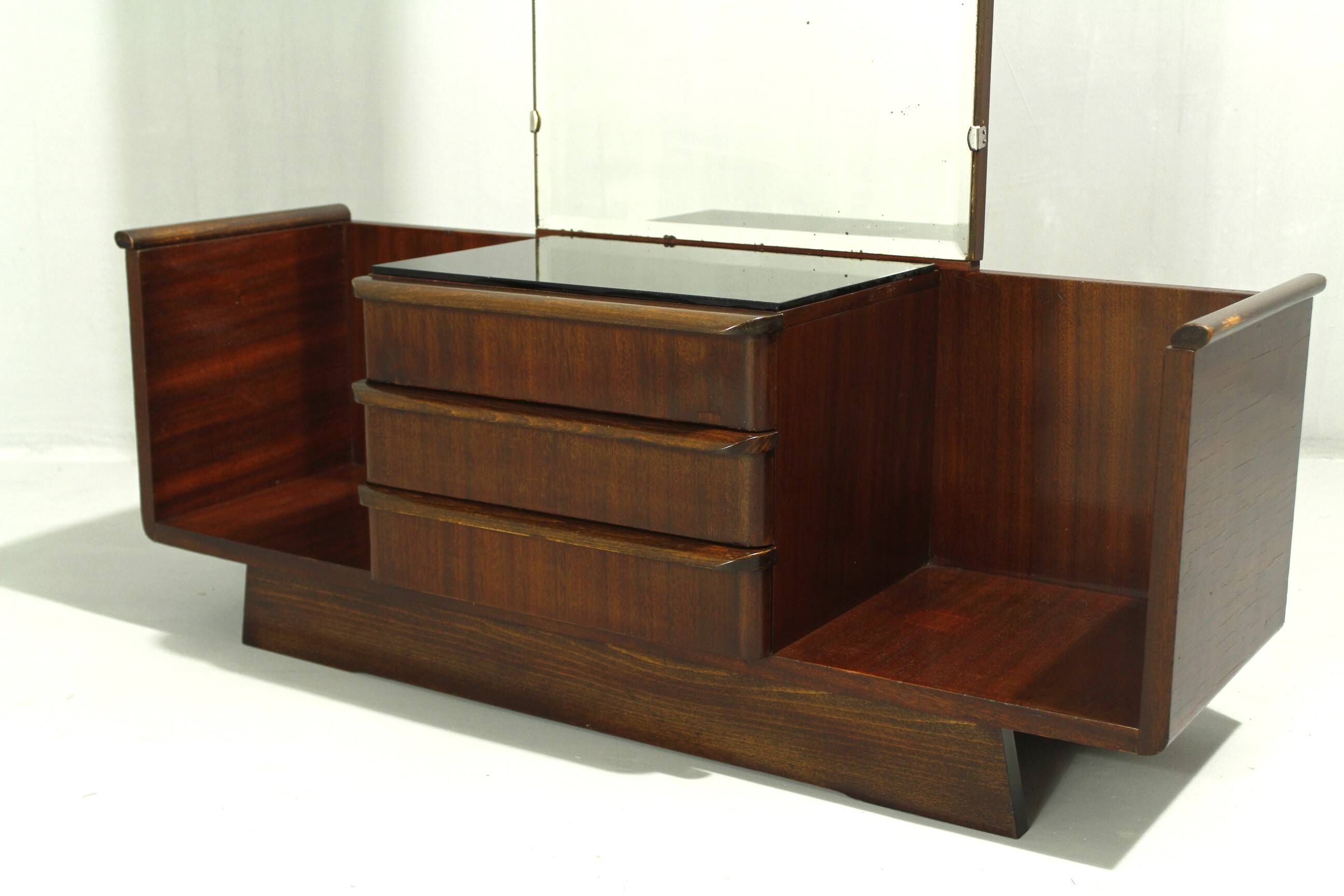 Commode avec miroir, années 1950