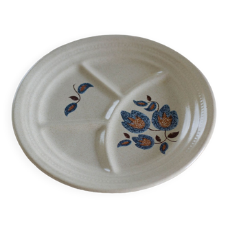 Sologne earthenware fondue plate