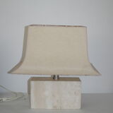 Philippe Barbier Travertin 70's design lamp