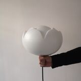 Suspension opaline vintage flower Seerose De peill & Putzler, 1970