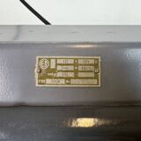 Grey Enamel Industrial Hanging Tube Light, 1960s