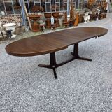 Extensible Baumann table in oak from the 1960s.