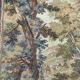 Vintage Aubusson jacquard tapestry "Hunting Scene"