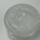 Biot glass empty pocket, vintage