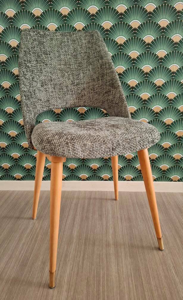 Restored barrel chair from the 1950s-60s