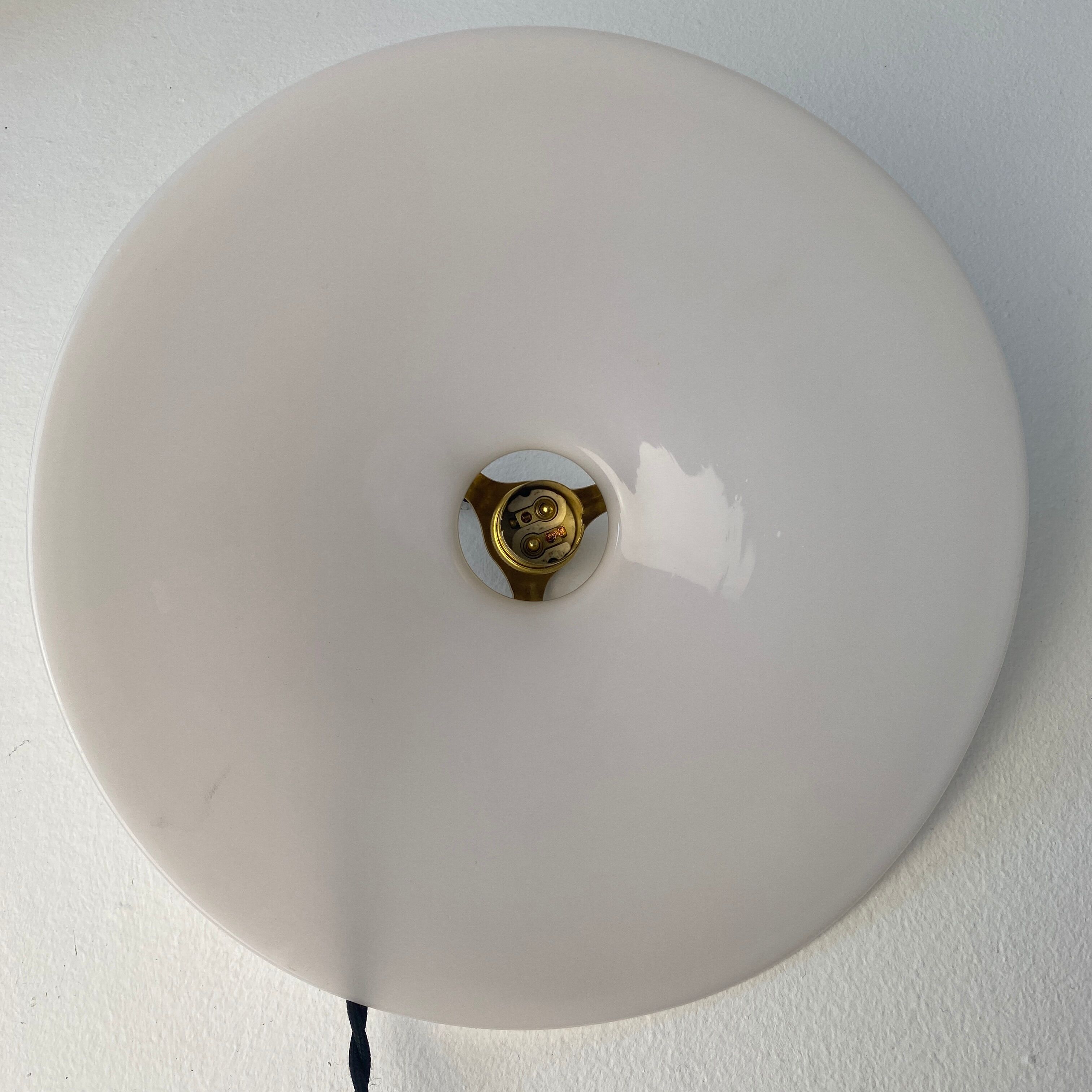Vintage opaline pendant lamp