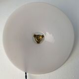 Vintage opaline pendant lamp