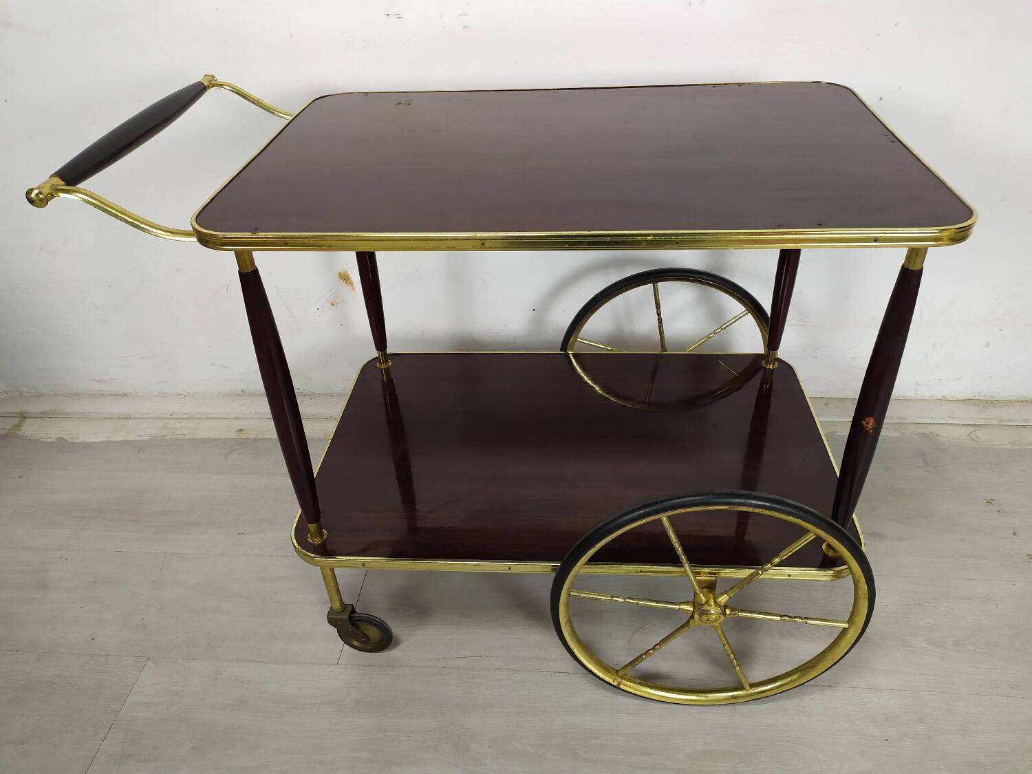 Vintage bar cart