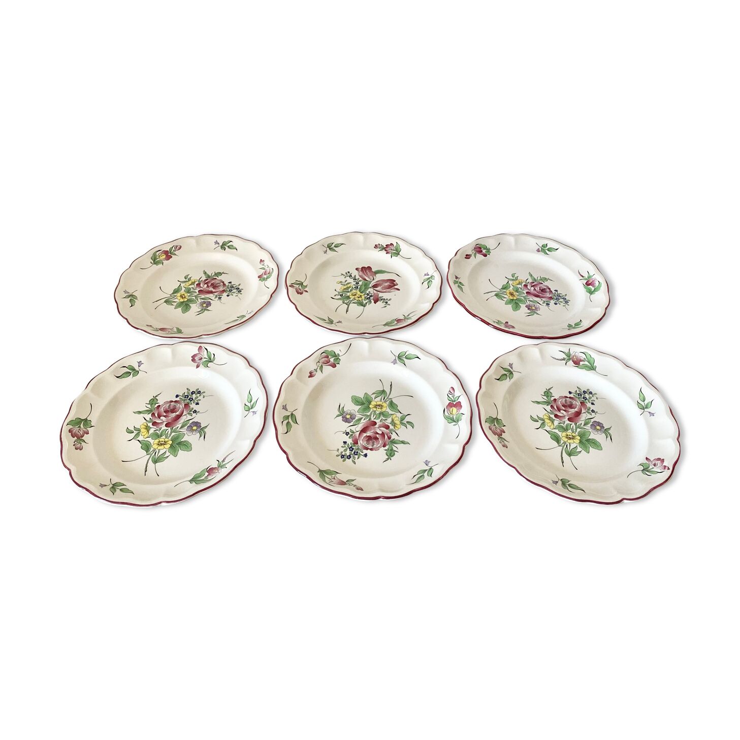 Presentation plates Lunéville (Lamppost)
