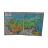 Lot de cartes de géographie anciennes URSS