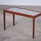 Danish Teak Coffee or Side Table with Tile Top, 1960s