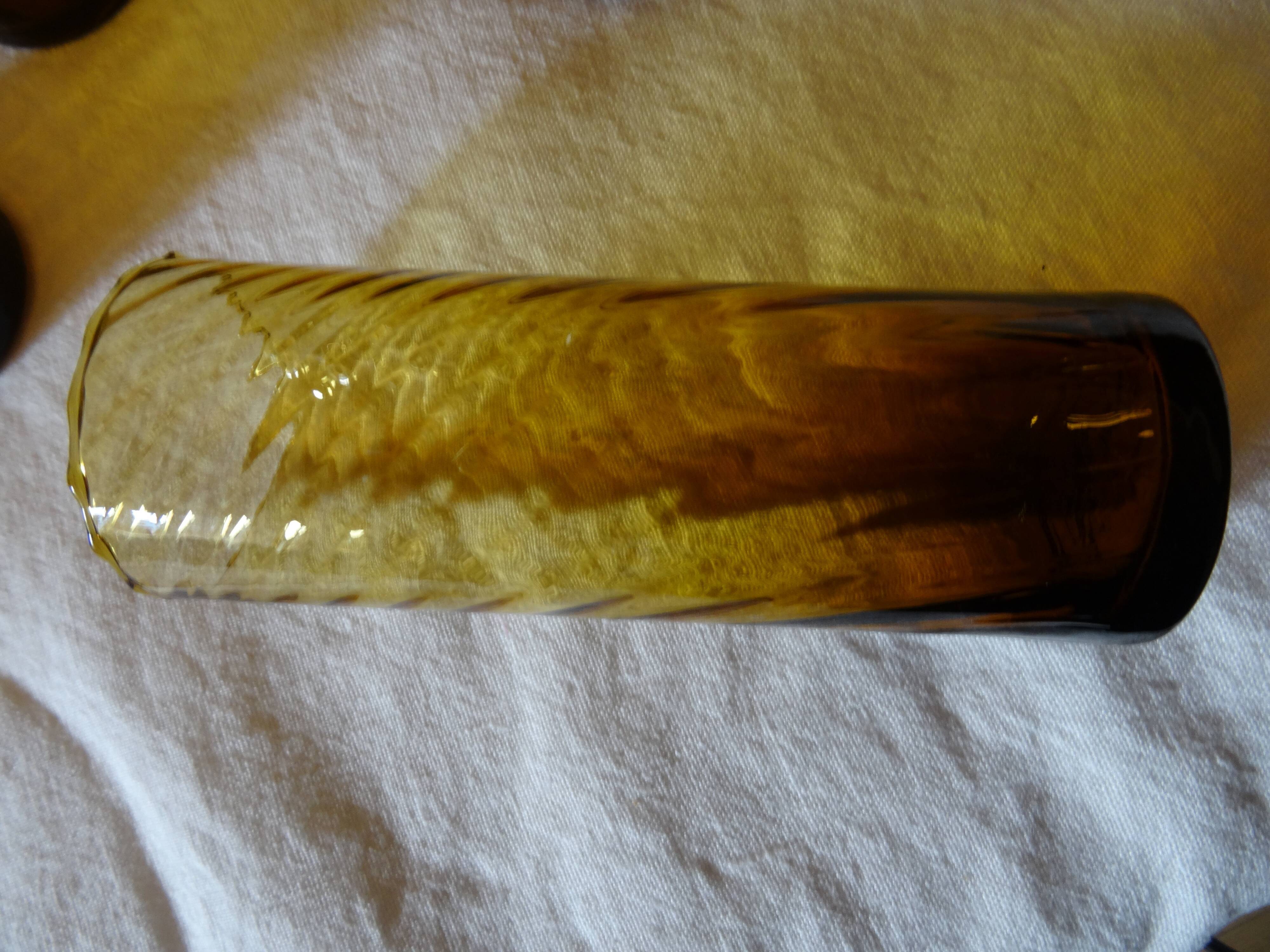 Set of 6 orangeade glasses