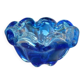 Vintage Murano-style glass ashtray