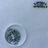 Set of 6 assiettes a dessert en porcelaine fine de Limoges