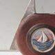 Ceramic vase decor boat signed