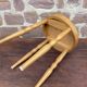 vintage Baumann Scandinavian stool, French stool chic 1980