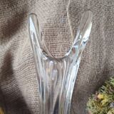 Vase soliflore en cristal transparent