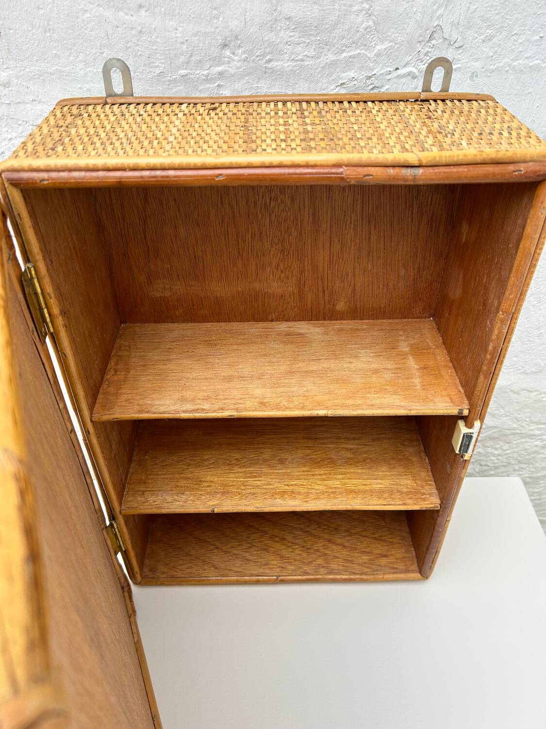 Vintage rattan hanging furniture