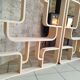 Mid-Century Czech Wall or Room Divider by Ludvik Volak for Drevopodnik Holesov, 1960s, Set of 2