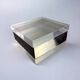 Lucite & chromed vanity box Gabriella Crespi style, Italy, 1970s