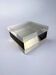 Lucite & chromed vanity box Gabriella Crespi style, Italy, 1970s