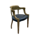 1930s beech and skai office chair