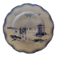 Sarreguemines earthenware plate with Marine decor late 19th century early 20th century