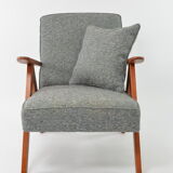 Armchair kompas blue gray mottled