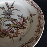 Ironstone plate by Keller and Guérin in Lunéville, late 19th century