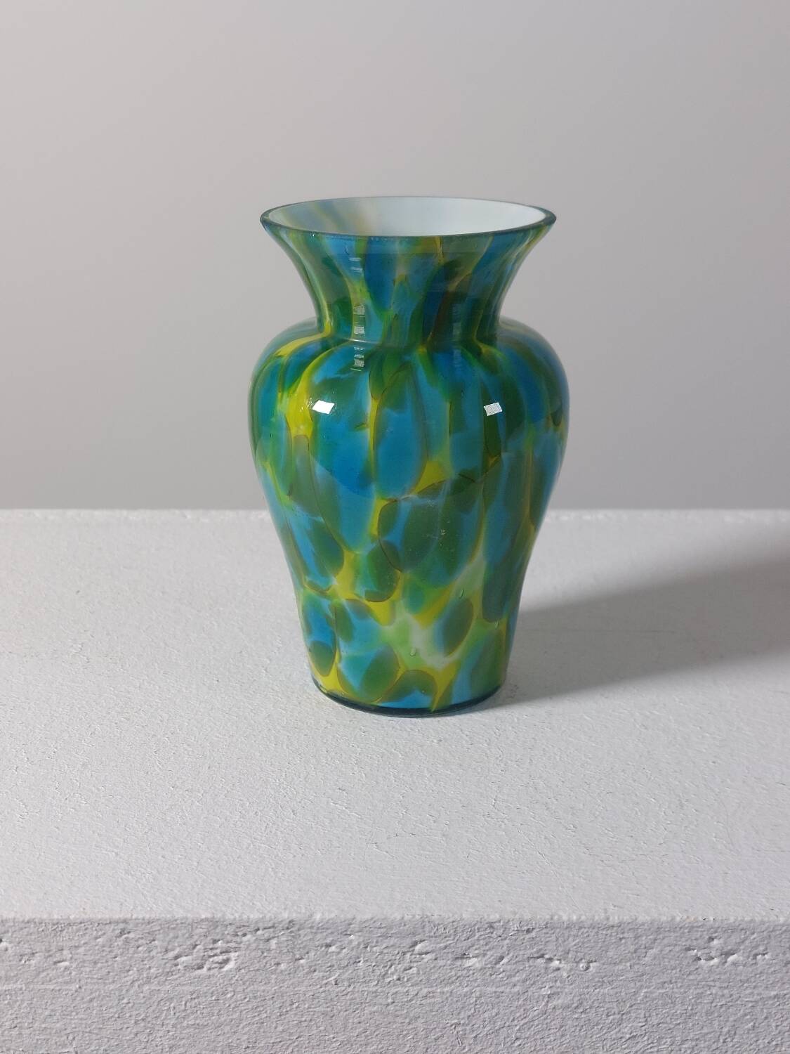 Small vintage Murano glass vase from the 1950s.
