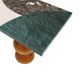 Italian Contemporary Marquetry Marble and Wood Legs Console Table by L.A. Studio