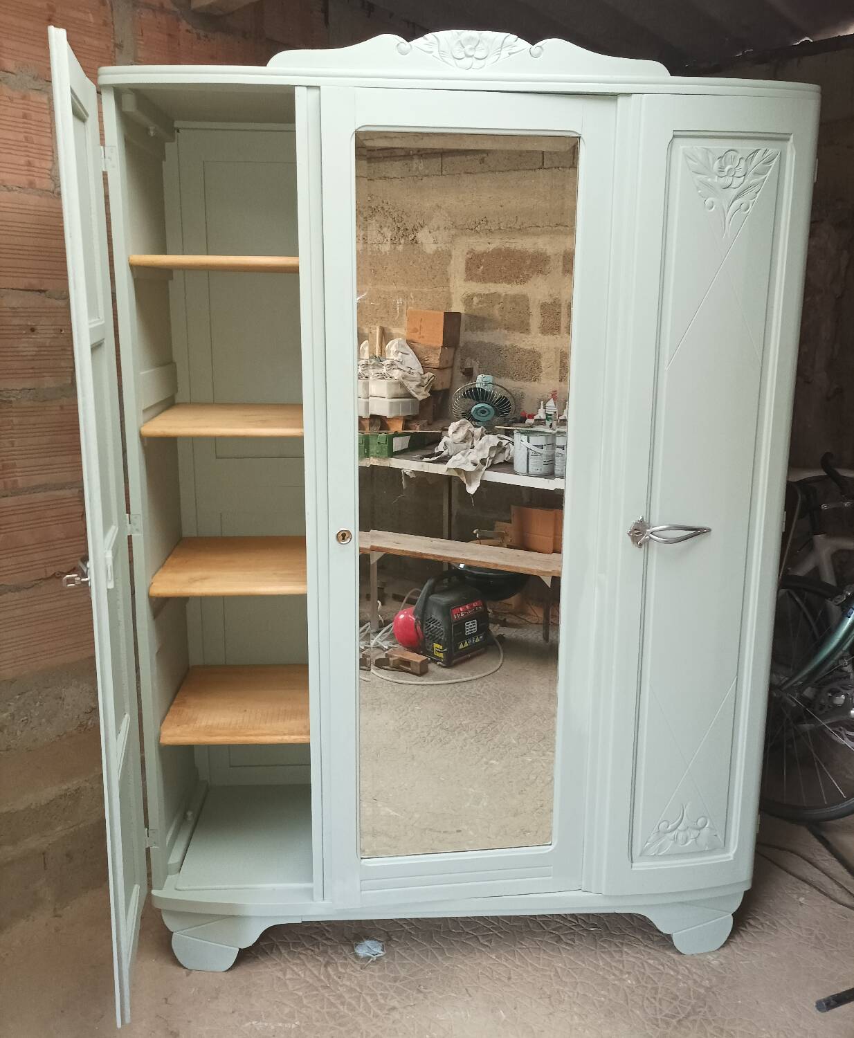 Beautiful Art Deco wardrobe from the period.