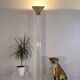 Magnificent and rare german floor lamp signed vereinigte werkstätten