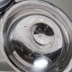 Small display stand with 3 vintage silver-plated metal bowls in Art Deco style