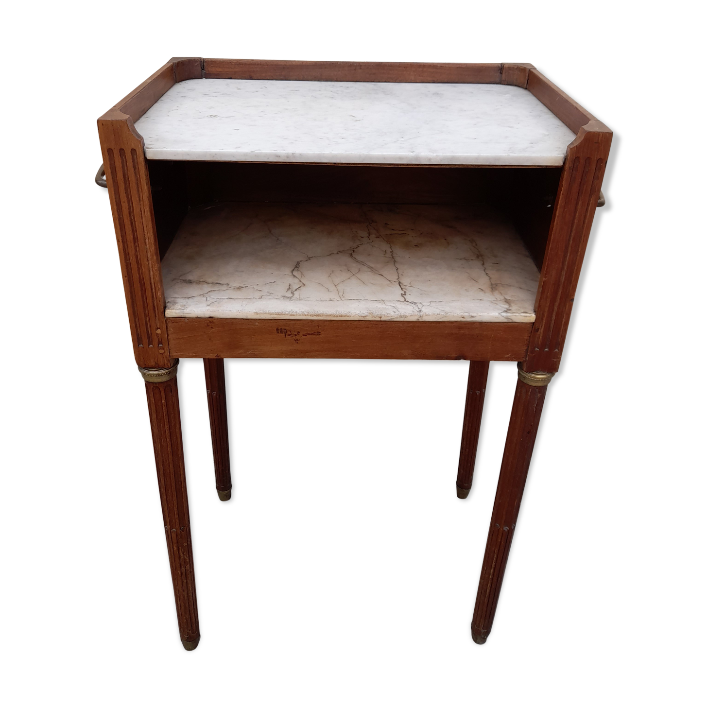 Table de chevet style louis xvi avec poignée