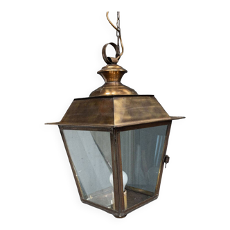 Copper or brass lantern mid-twentieth 1960