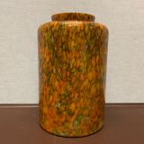 Orange mushroom lamp from Peill and Putzler, 1970s