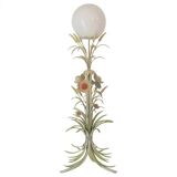 Flower Bouquet Pastel Floor Lamp 1960s Vintage Italian Sheaf Of Wheat Midcentury