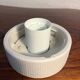 Round opal globe wall light with aluminum fixing