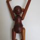 Set of 3 1960s Kay Bojesen Vintage Wooden Toy Monkey Elephant Bear Danish