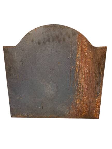 Cast iron fireplace backplate