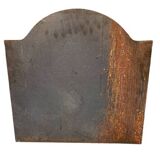 Cast iron fireplace backplate