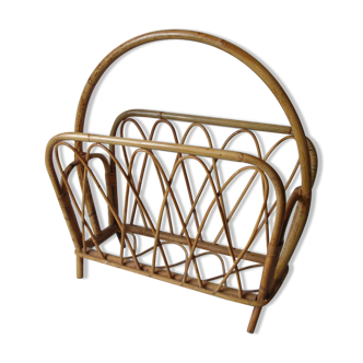 Old door review years 1960/1970 bamboo rattan