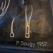 Poster Dr Auzoux, Paul Sougy 1957, No. L THE CRAYFISH