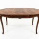 Extendable table in Louis XV style in oak (2 extensions)