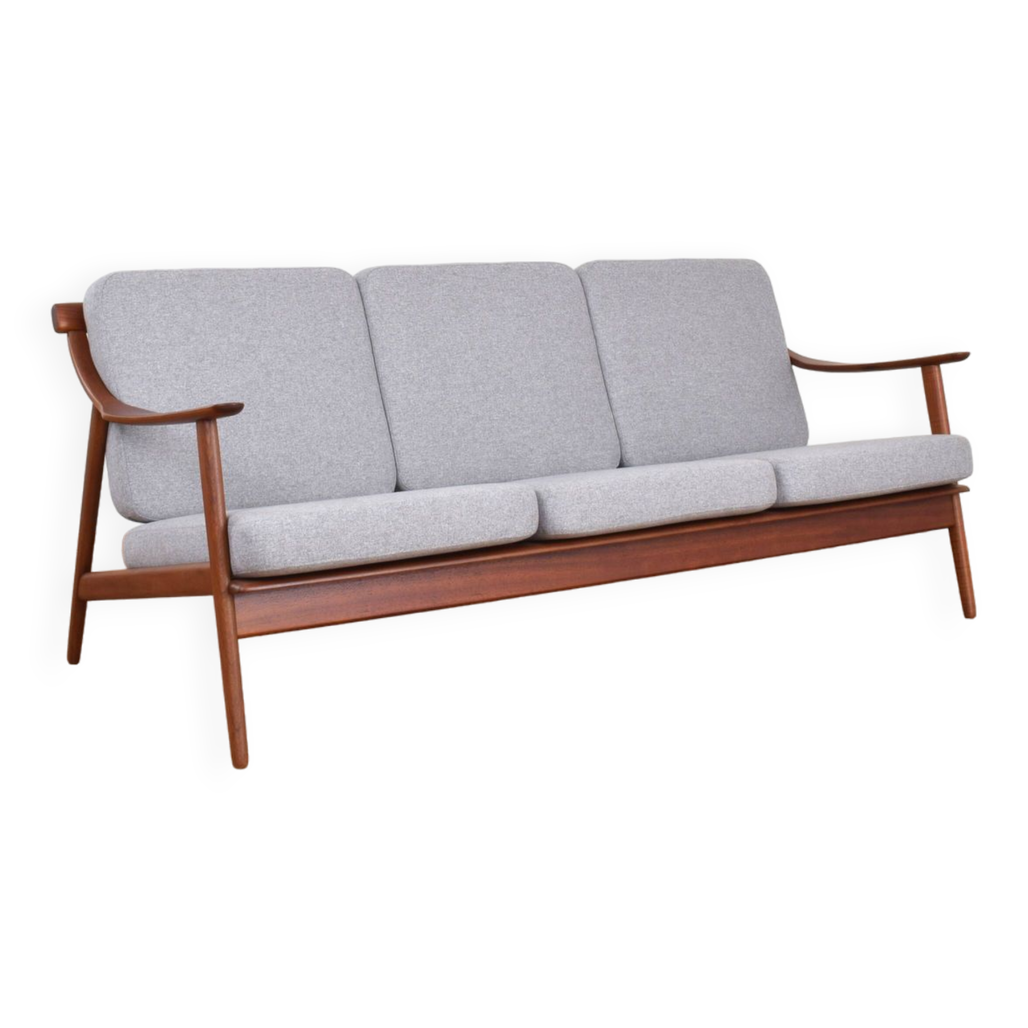Canapé Mid-Century danois en teck par Arne Hovmand-Olsen pour Mogens Kold, années 1960.