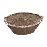 Panière à linge en osier