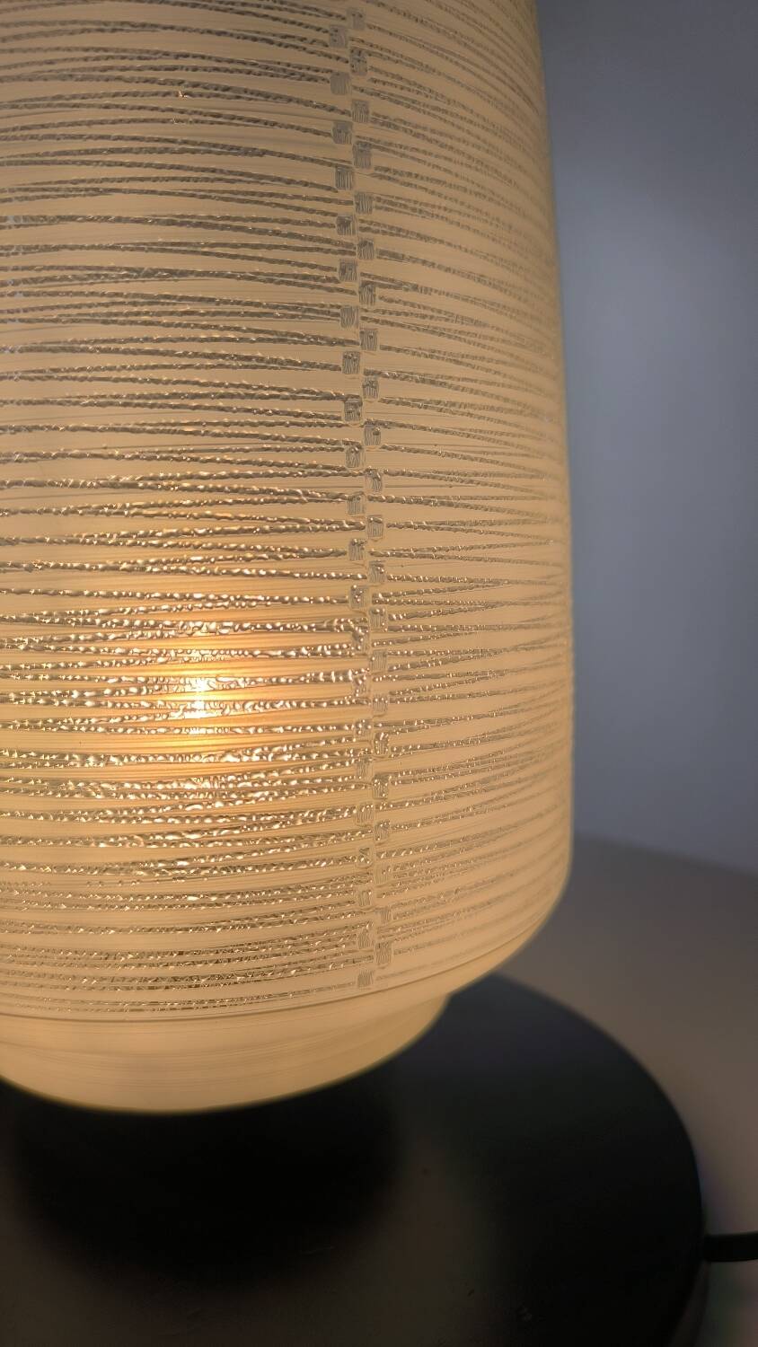 Japanese table lamp from Lunel, 1950