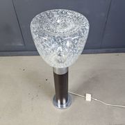 Vintage italian murano glass space age floor lamp, 1970s