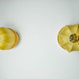 Pair of “cocoon” wall lights, Italy, 1970